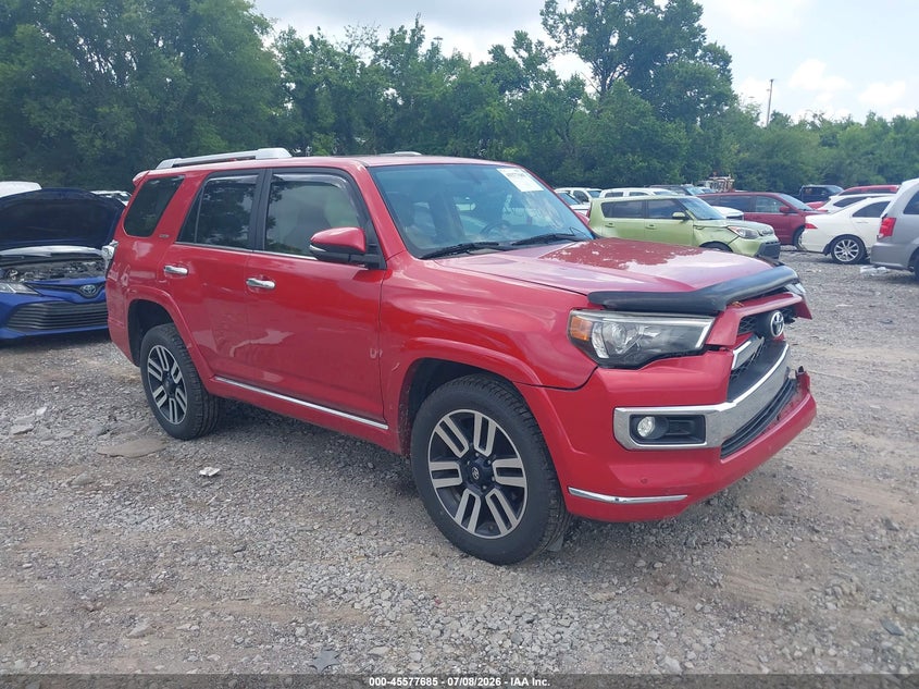 2016 Toyota 4runner VIN JTEBU5JR8G5335720 — IAAI salvage auction photo