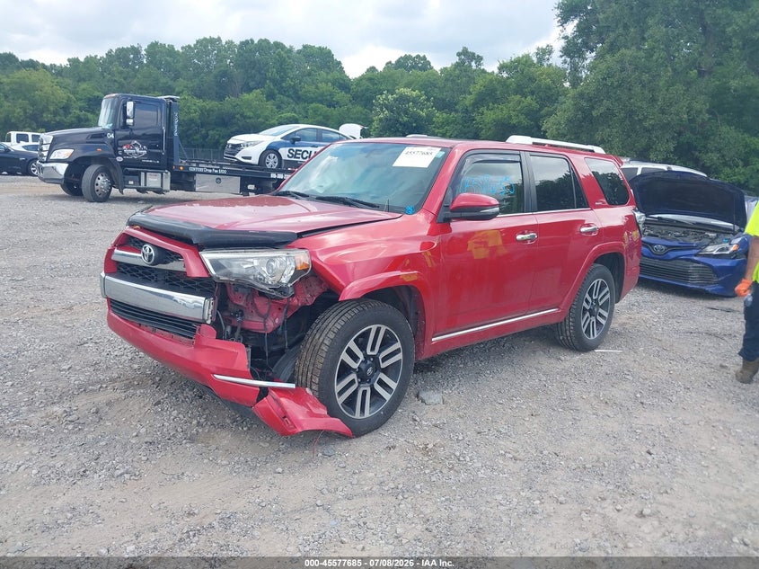 2016 Toyota 4runner VIN JTEBU5JR8G5335720 IAAI salvage auction — FRONT END, Salvage Title, sold $8,100 on 2026-07-30 (photo 2)