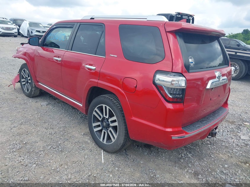 2016 Toyota 4runner VIN JTEBU5JR8G5335720 IAAI salvage auction — FRONT END, Salvage Title, sold $8,100 on 2026-07-30 (photo 3)