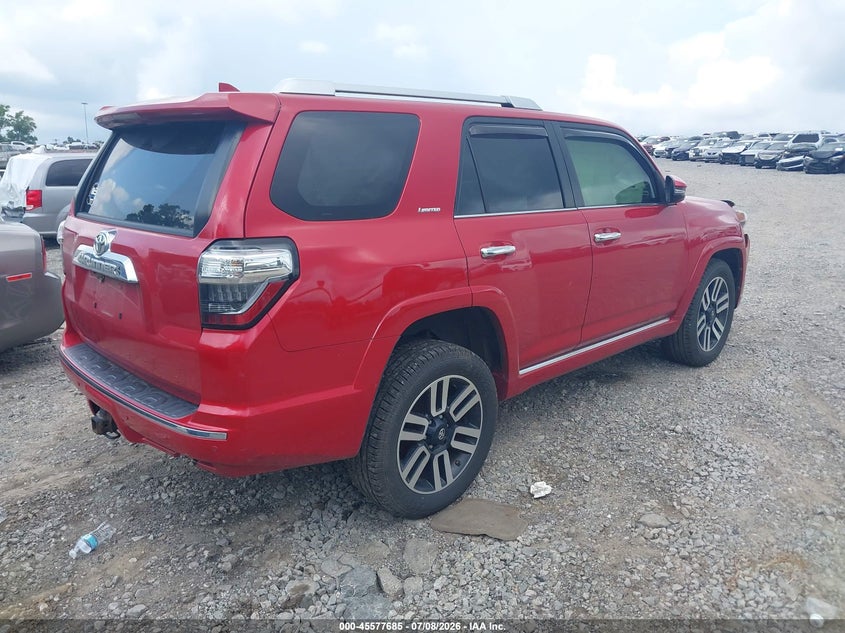 2016 Toyota 4runner VIN JTEBU5JR8G5335720 IAAI salvage auction — FRONT END, Salvage Title, sold $8,100 on 2026-07-30 (photo 4)