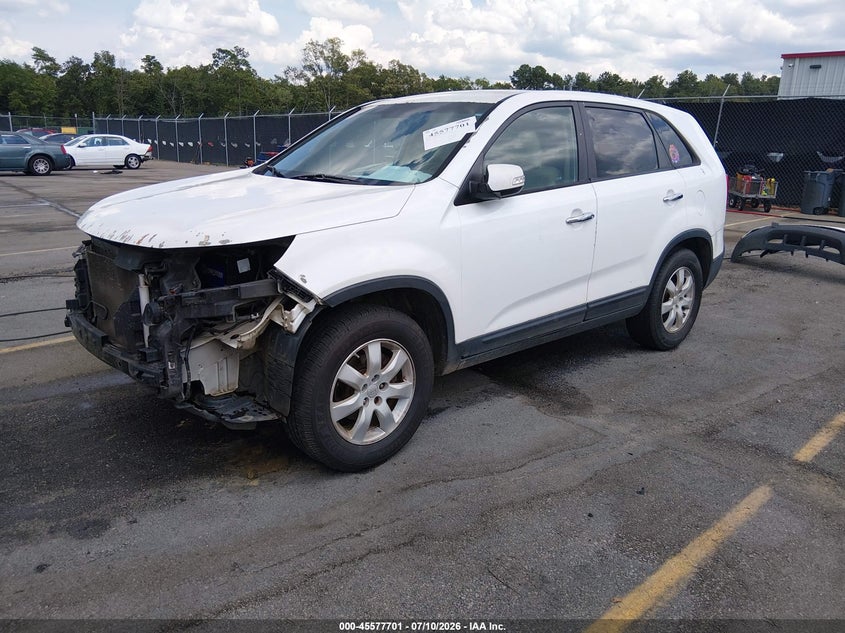 2011 Kia Sorento VIN 5XYKT3A18BG018767 IAAI salvage auction — FRONT END, Salvage (South Carolina), sold $450 on 2026-07-29 (photo 2)
