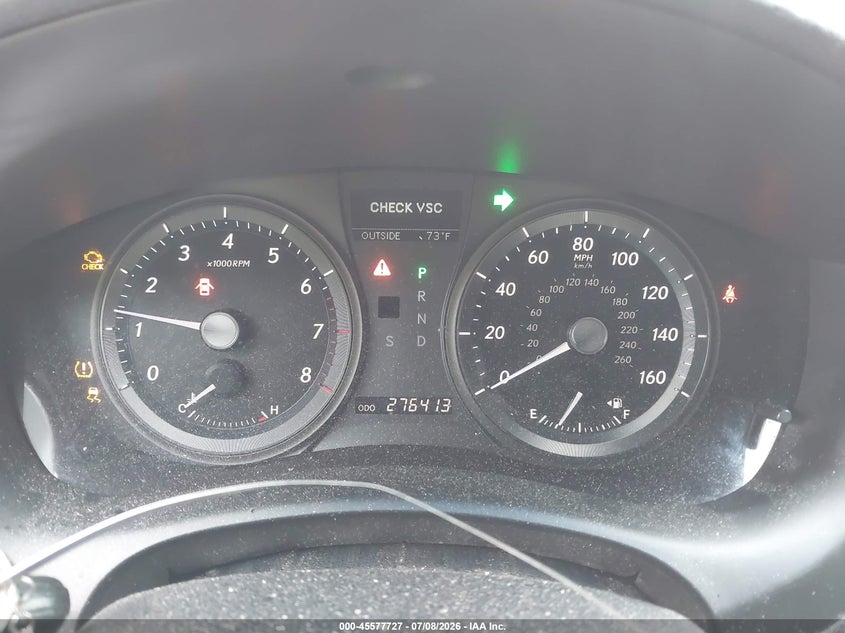 2007 Lexus Es 350 VIN JTHBJ46G672140598 IAAI salvage auction — NORMAL WEAR, Clear (Maryland), sold $725 on 2026-07-22 (photo 7)