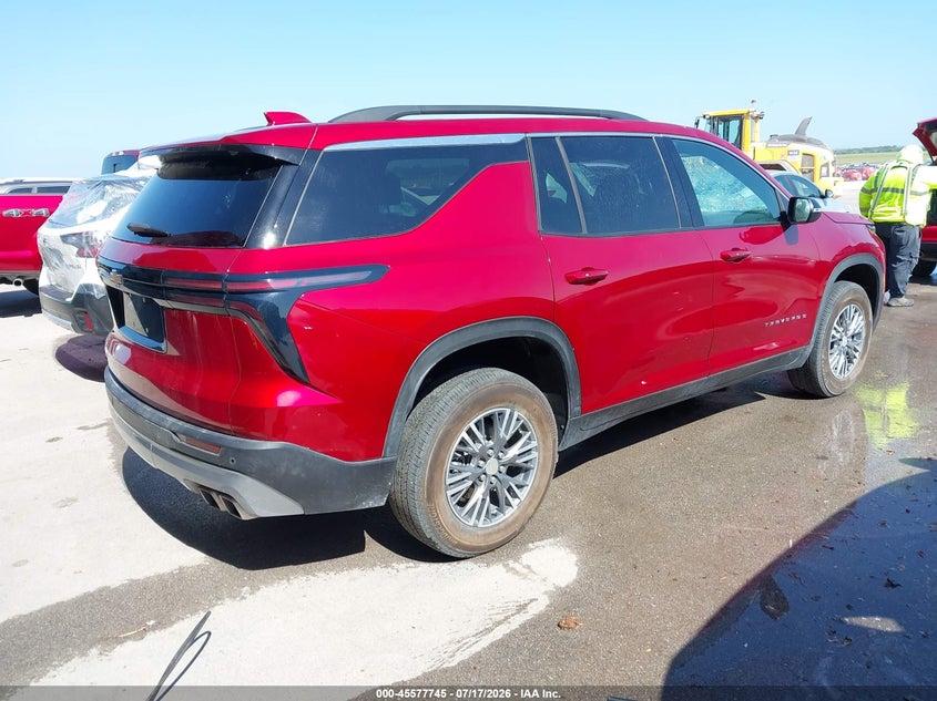 2025 Chevrolet Traverse VIN 1GNERGRS3SJ203641 IAAI salvage auction — HAIL, Wait Title, sold $12,200 on 2026-09-03 (photo 4)