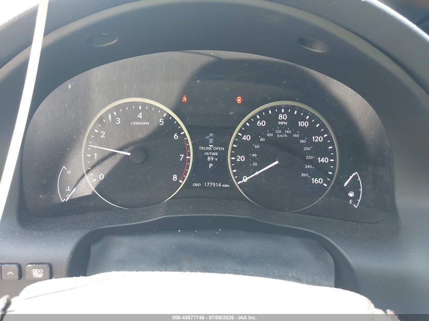 2014 Lexus ES VIN JTHBK1GG3E2099421 IAAI salvage auction — REAR END, Salvage Title, sold $3,300 on 2026-07-31 (photo 7)