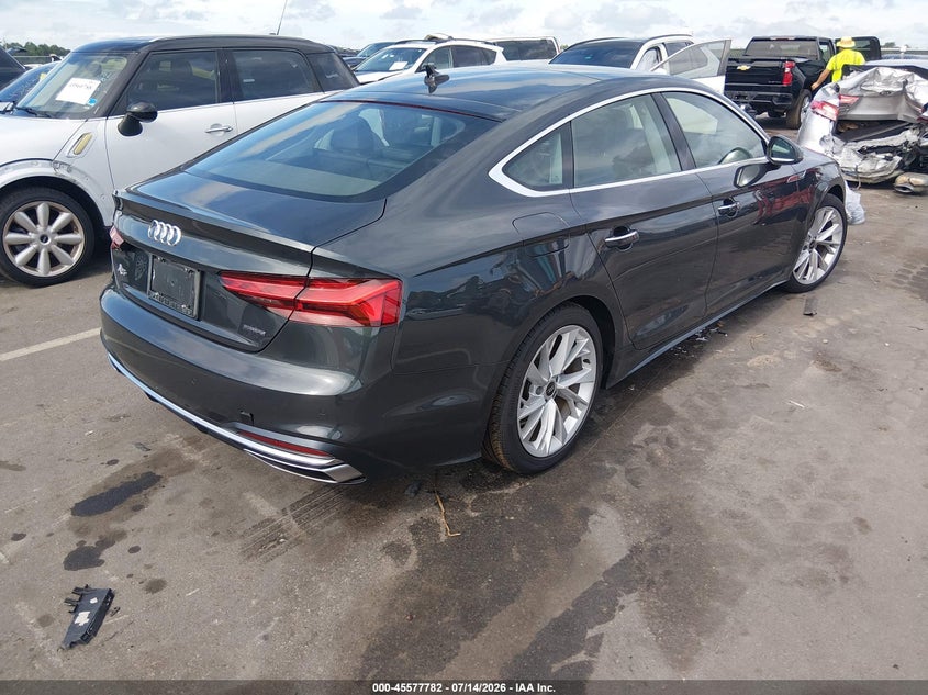2022 Audi A5 VIN WAUCBCF5XNA027913 IAAI salvage auction — UNDERCARRIAGE, Salvage (North Carolina), sold $14,100 on 2026-07-29 (photo 4)