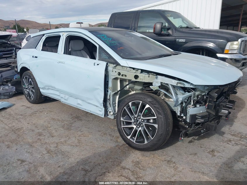 2025 Cadillac Optiq VIN 3GYK3EMR5SS164288 IAAI salvage auction — FRONT & REAR, Salvage Title, sold $11,400 on 2026-08-20 (photo 1)