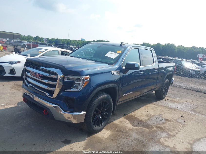 2021 Gmc SIERRA VIN 3GTU9BET1MG286240 IAAI salvage auction — FRONT END, Salvage Title, sold $9,200 on 2026-08-01 (photo 2)