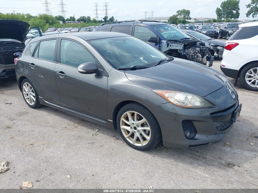 2012 Mazda 3 VIN JM1BL1M58C1562173 IAAI salvage auction — NORMAL WEAR, Clear (Illinois), sold $375 on 2026-07-27 (photo 1)