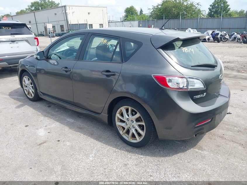2012 Mazda 3 VIN JM1BL1M58C1562173 IAAI salvage auction — NORMAL WEAR, Clear (Illinois), sold $375 on 2026-07-27 (photo 3)