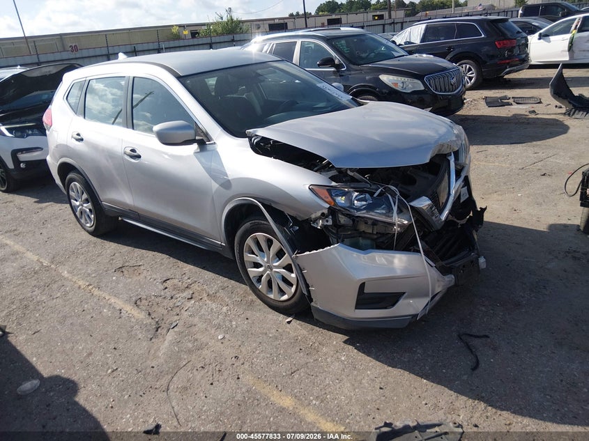 2017 Nissan Rogue VIN KNMAT2MT7HP608399 IAAI salvage auction — FRONT END, Salvage (Texas), sold $25 on 2026-08-01 (photo 1)