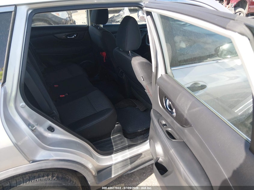 2017 Nissan Rogue VIN KNMAT2MT7HP608399 IAAI salvage auction — FRONT END, Salvage (Texas), sold $25 on 2026-08-01 (photo 8)