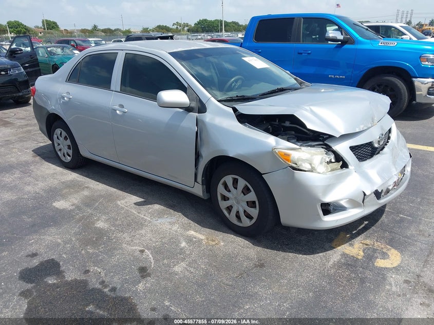 2010 Toyota Corolla VIN JTDBU4EE3A9115259 IAAI salvage auction — FRONT END, Rebuildable (Florida), sold $1,050 on 2026-07-23 (photo 1)