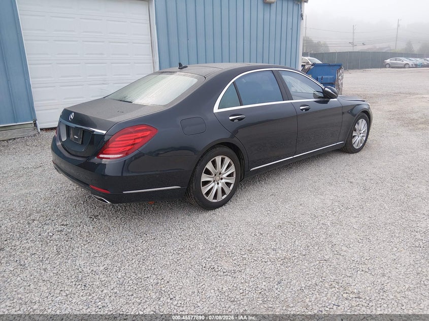 2015 Mercedes-benz S-klasse VIN WDDUG8CBXFA170674 IAAI salvage auction — NORMAL WEAR, Original (Kentucky), sold $1,350 on 2026-07-29 (photo 4)