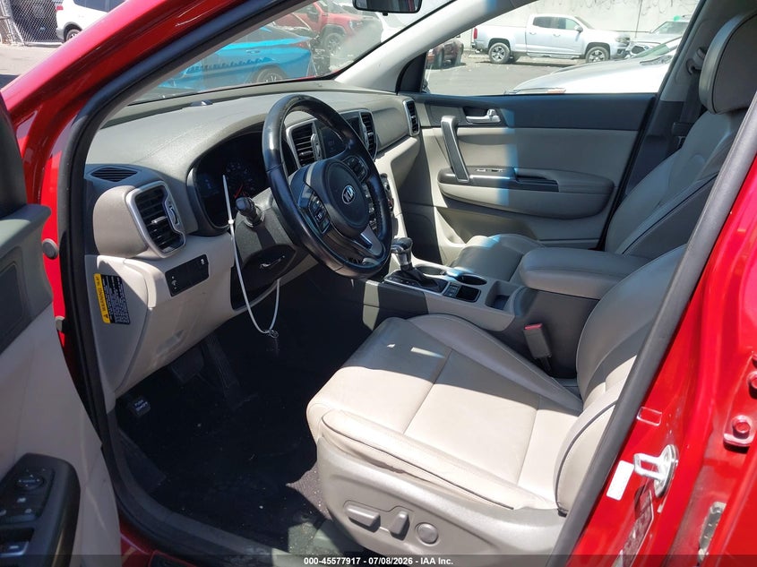 2017 Kia Sportage VIN KNDPNCAC9H7053499 IAAI salvage auction — REAR END, Salvage Certificate (California), sold $3,000 on 2026-07-19 (photo 5)