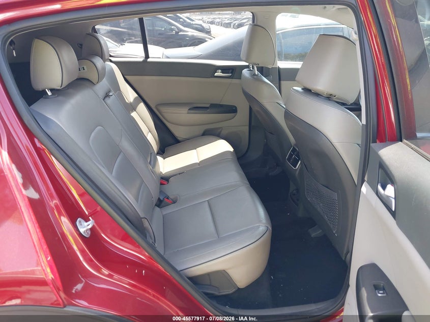 2017 Kia Sportage VIN KNDPNCAC9H7053499 IAAI salvage auction — REAR END, Salvage Certificate (California), sold $3,000 on 2026-07-19 (photo 8)