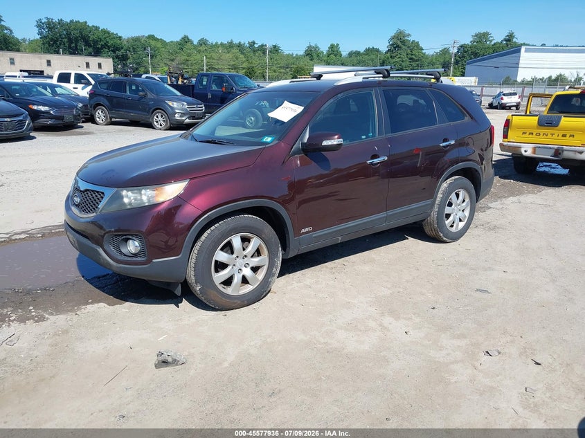 2011 Kia Sorento VIN 5XYKTDA18BG111617 IAAI salvage auction — NORMAL WEAR, Original (New Hampshire), sold $950 on 2026-07-15 (photo 2)