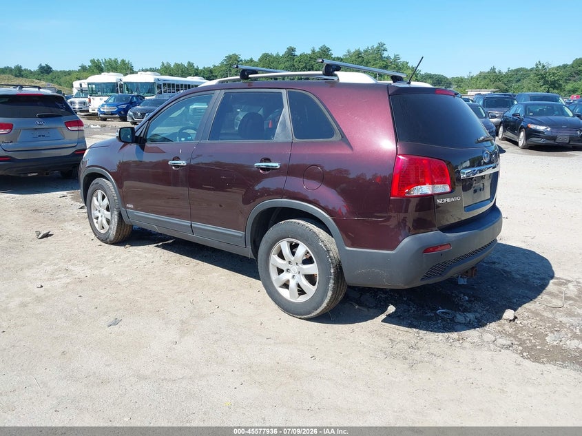 2011 Kia Sorento VIN 5XYKTDA18BG111617 IAAI salvage auction — NORMAL WEAR, Original (New Hampshire), sold $950 on 2026-07-15 (photo 3)