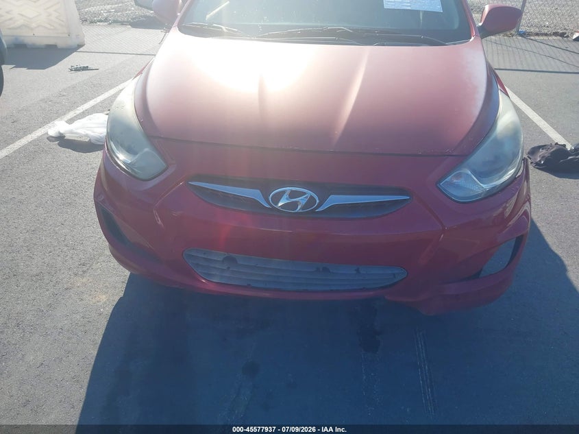 2013 Hyundai Accent VIN KMHCT4AE4DU349338 IAAI salvage auction — NORMAL WEAR, Clear (Florida), sold $400 on 2026-07-29 (photo 6)