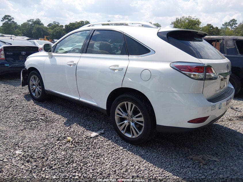 2014 Lexus Rx VIN 2T2ZK1BA2EC135003 IAAI salvage auction — LEFT FRONT, Clear (South Carolina), sold $4,050 on 2026-09-05 (photo 3)