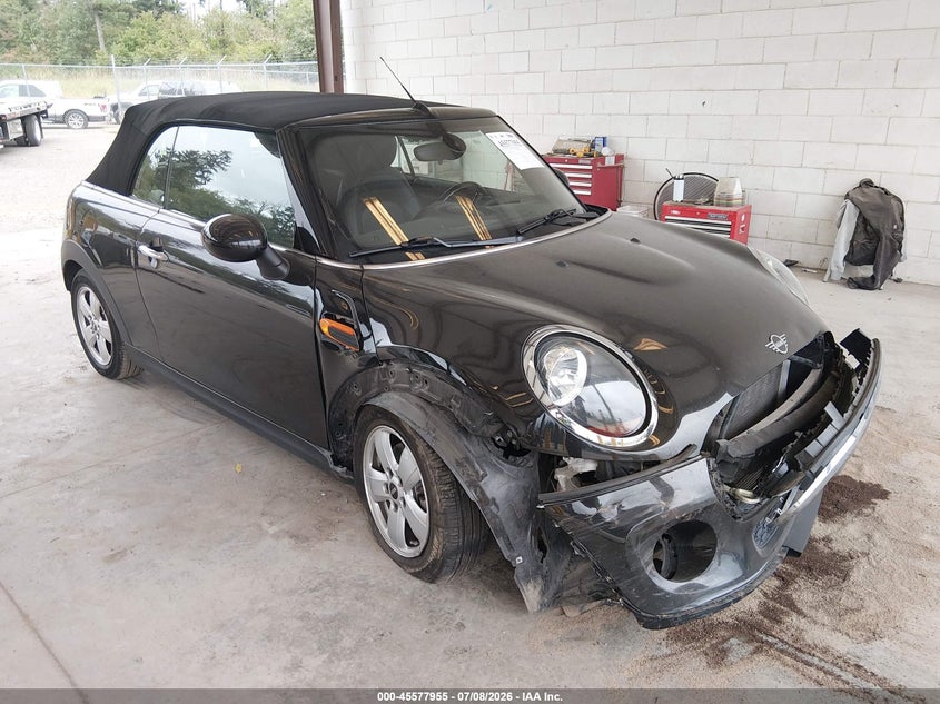 2019 Mini Convertible VIN WMWWG5C57K3F79578 IAAI salvage auction — FRONT END, Bill Of Sale (Washington), sold $1,575 on 2026-08-17 (photo 1)