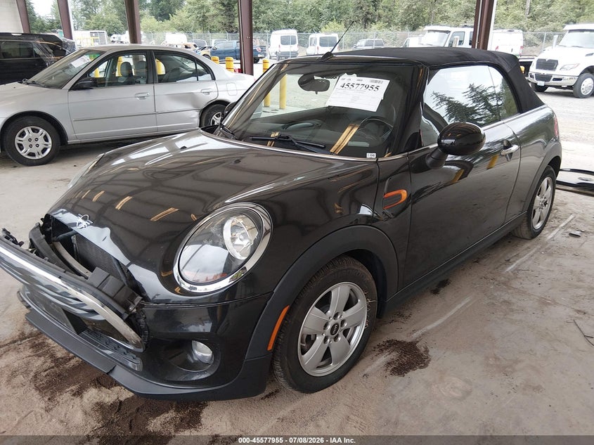 2019 Mini Convertible VIN WMWWG5C57K3F79578 IAAI salvage auction — FRONT END, Bill Of Sale (Washington), sold $1,575 on 2026-08-17 (photo 2)