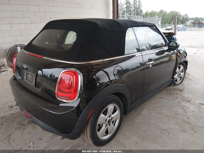 2019 Mini Convertible VIN WMWWG5C57K3F79578 IAAI salvage auction — FRONT END, Bill Of Sale (Washington), sold $1,575 on 2026-08-17 (photo 4)