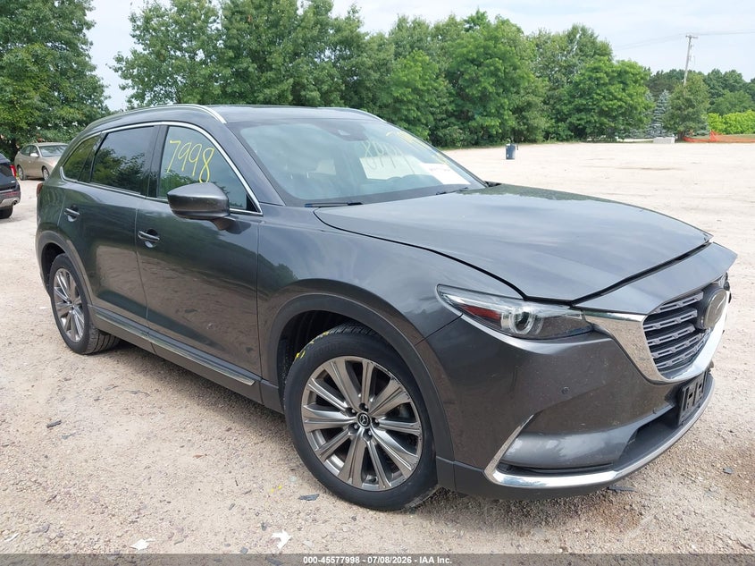 2021 Mazda Cx-9 VIN JM3TCBEY4M0513344 IAAI salvage auction — LEFT FRONT, Salvage Title, sold $5,800 on 2026-07-29 (photo 1)