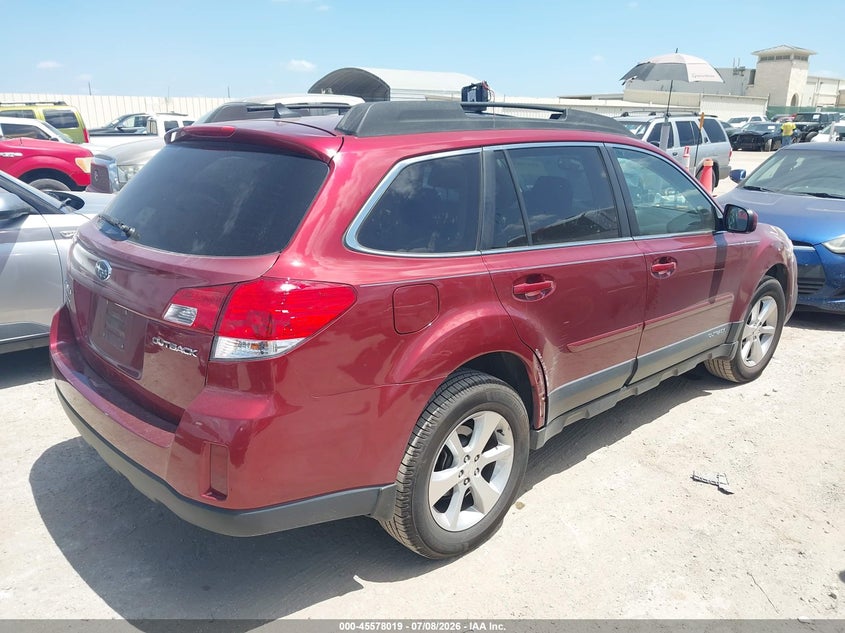 2014 Subaru Outback VIN 4S4BRCLC4E3226209 IAAI salvage auction — NORMAL WEAR, Original (Texas), sold $1,450 on 2026-07-18 (photo 4)
