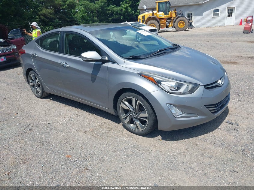2014 Hyundai Elantra VIN KMHDH4AE4EU162625 IAAI salvage auction — NORMAL WEAR, Original (Ohio), sold $2,250 on 2026-07-20 (photo 1)