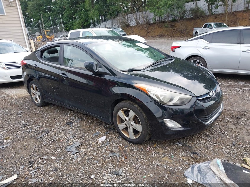 2012 Hyundai Elantra VIN KMHDH4AE5CU426853 IAAI salvage auction — NORMAL WEAR, Clear (Pennsylvania), sold $575 on 2026-07-20 (photo 1)