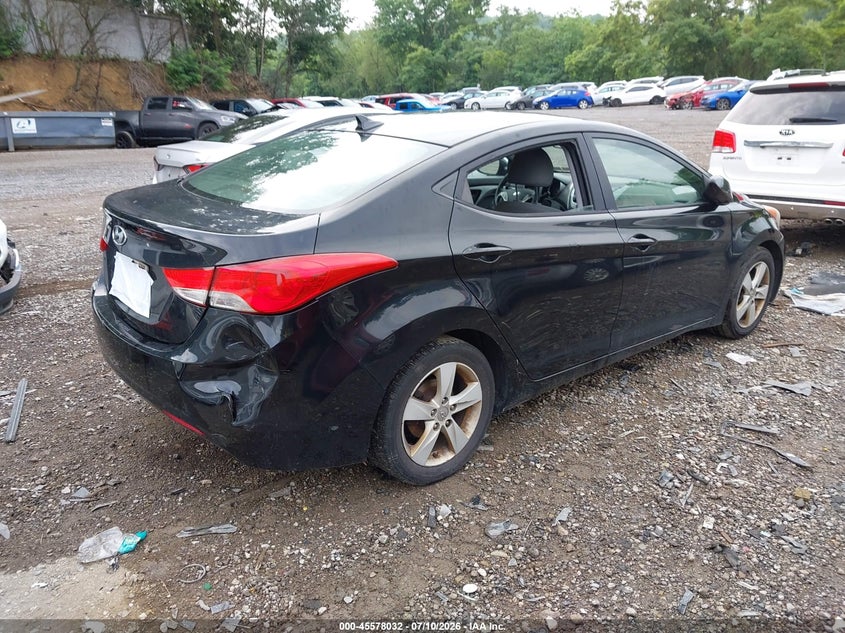 2012 Hyundai Elantra VIN KMHDH4AE5CU426853 IAAI salvage auction — NORMAL WEAR, Clear (Pennsylvania), sold $575 on 2026-07-20 (photo 4)