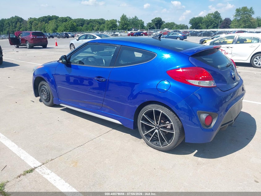 2013 Hyundai Veloster VIN KMHTC6AE1DU111202 IAAI salvage auction — NORMAL WEAR, Clear (Indiana), sold $1,000 on 2026-07-17 (photo 3)