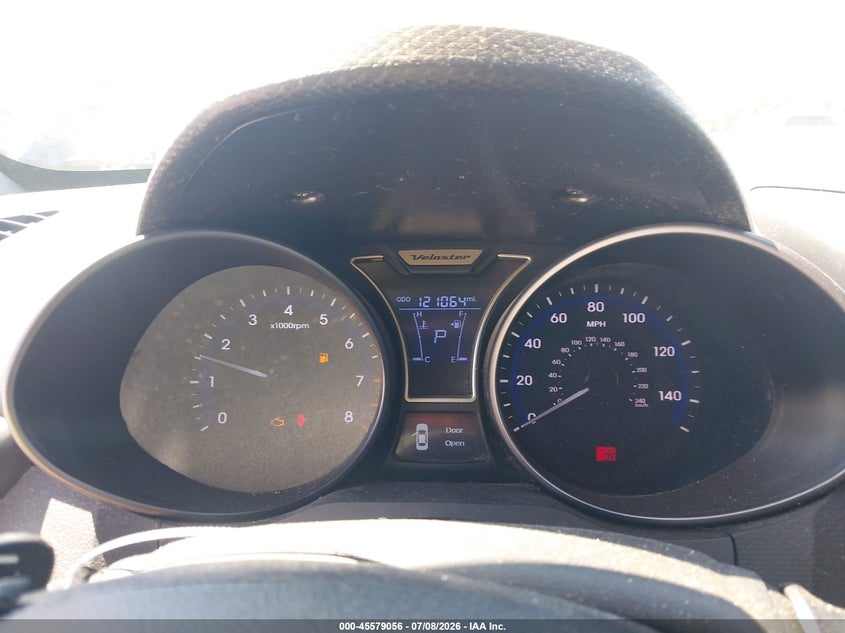 2013 Hyundai Veloster VIN KMHTC6AE1DU111202 IAAI salvage auction — NORMAL WEAR, Clear (Indiana), sold $1,000 on 2026-07-17 (photo 7)