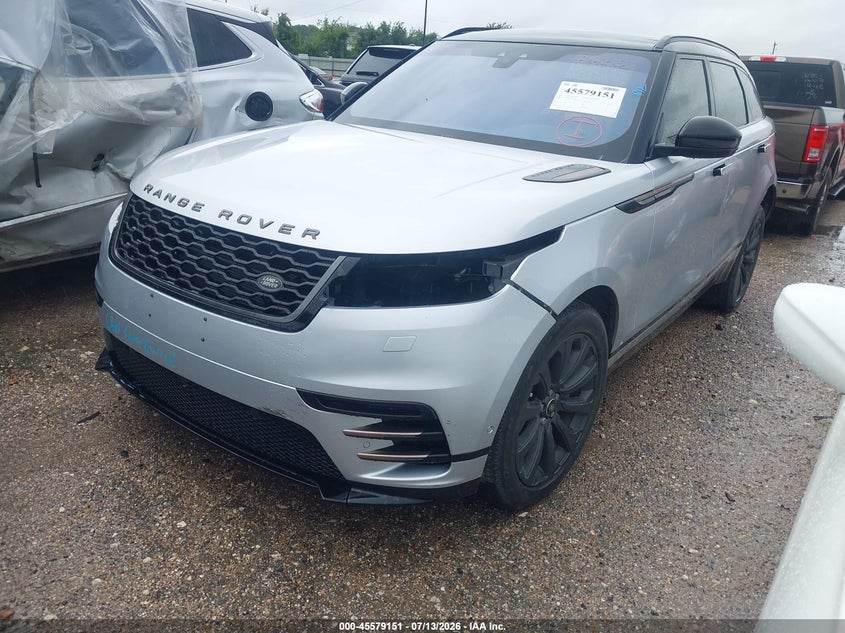 2018 Land rover Range rover velar VIN SALYL2RV3JA761114 IAAI salvage auction — FRONT END, Original (Texas), sold $4,050 on 2026-07-22 (photo 2)