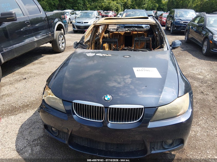 2008 BMW 3er VIN WBAVD53538A253024 IAAI salvage auction — TOTAL BURN, Bill Of Sale Destruction Only - Salvage (Ohio), sold $100 on 2026-08-04 (photo 6)