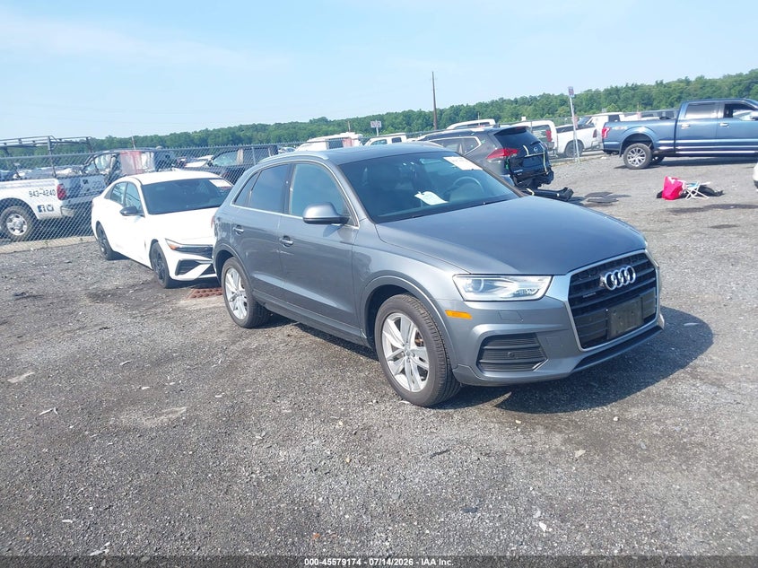 2016 Audi Q3 VIN WA1EFCFS4GR013980 IAAI salvage auction — SIDE, Salvage - 75% Or Less (Maryland), sold $3,300 on 2026-07-30 (photo 1)