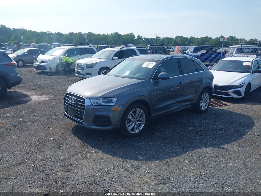 2016 Audi Q3 VIN WA1EFCFS4GR013980 IAAI salvage auction — SIDE, Salvage - 75% Or Less (Maryland), sold $3,300 on 2026-07-30 (photo 2)