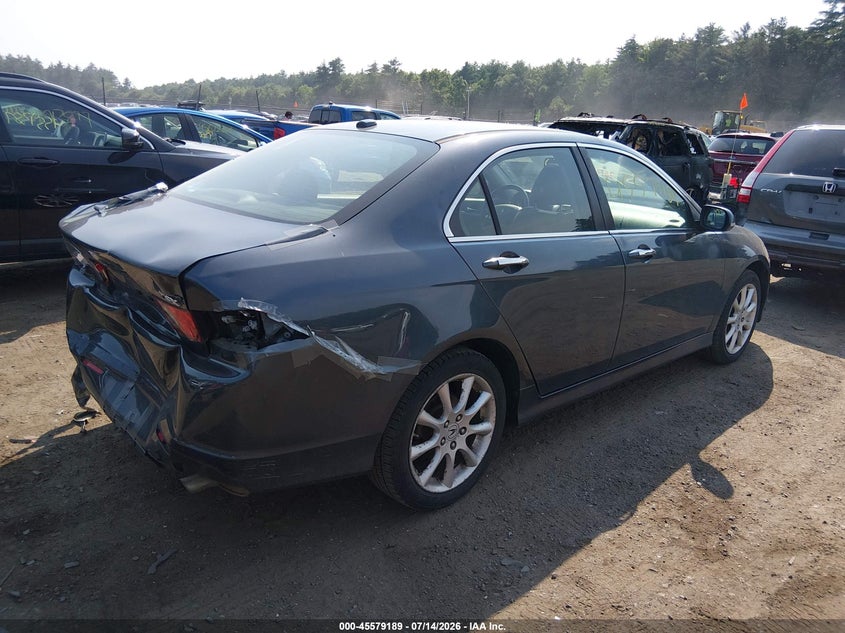 2007 Acura Tsx VIN JH4CL96977C018369 IAAI salvage auction — REAR END, Clear (Massachusetts), sold $400 on 2026-07-26 (photo 4)
