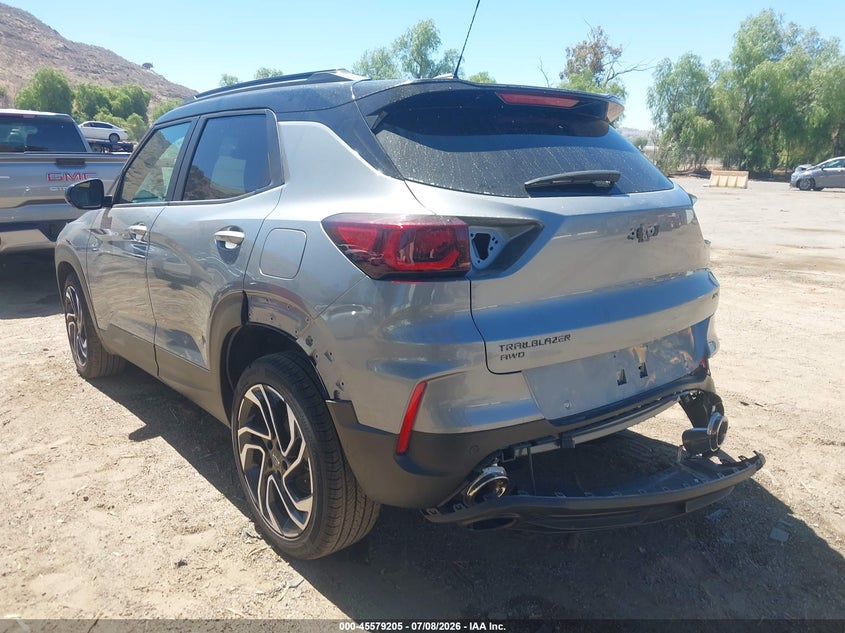 2026 Chevrolet Trailblazer VIN KL79MUSL1TB001562 IAAI salvage auction — RIGHT REAR, Salvage (California), sold $10,500 on 2026-07-27 (photo 3)