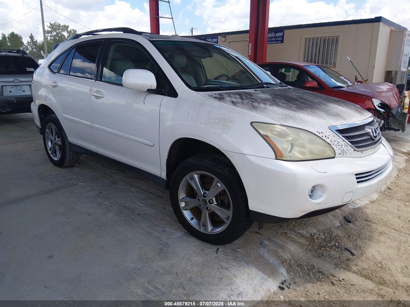 2006 Lexus Rx 400h VIN JTJGW31UX60001999 IAAI salvage auction — NORMAL WEAR, Clear (Florida), sold $600 on 2026-07-21 (photo 1)