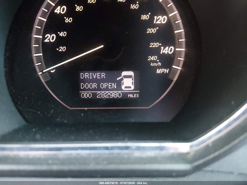 2006 Lexus Rx 400h VIN JTJGW31UX60001999 IAAI salvage auction — NORMAL WEAR, Clear (Florida), sold $600 on 2026-07-21 (photo 7)
