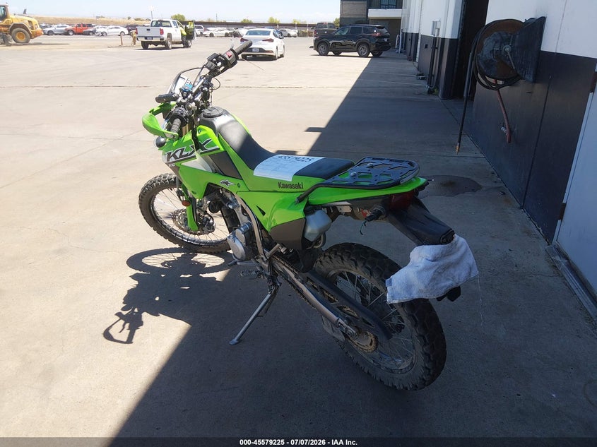 2024 Kawasaki Klx VIN ML5LXBF18RDA35358 IAAI salvage auction — FRONT END, Salvage Title, sold $1,350 on 2026-07-28 (photo 3)