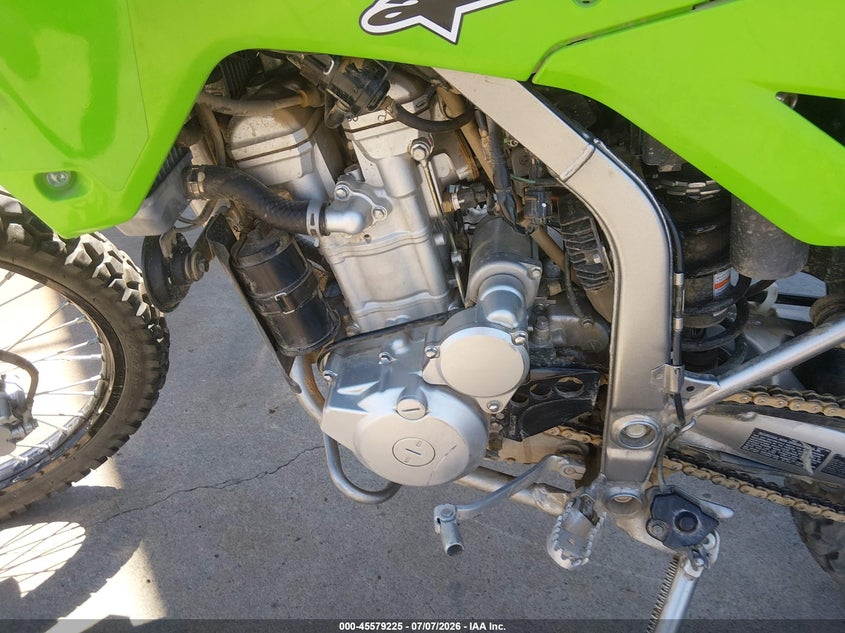 2024 Kawasaki Klx VIN ML5LXBF18RDA35358 IAAI salvage auction — FRONT END, Salvage Title, sold $1,350 on 2026-07-28 (photo 9)