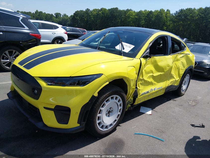 2024 Ford Mustang mach-e VIN 3FMTK4SX8RMA22276 IAAI salvage auction — SIDE, Salvage Title, sold $14,000 on 2026-08-21 (photo 2)