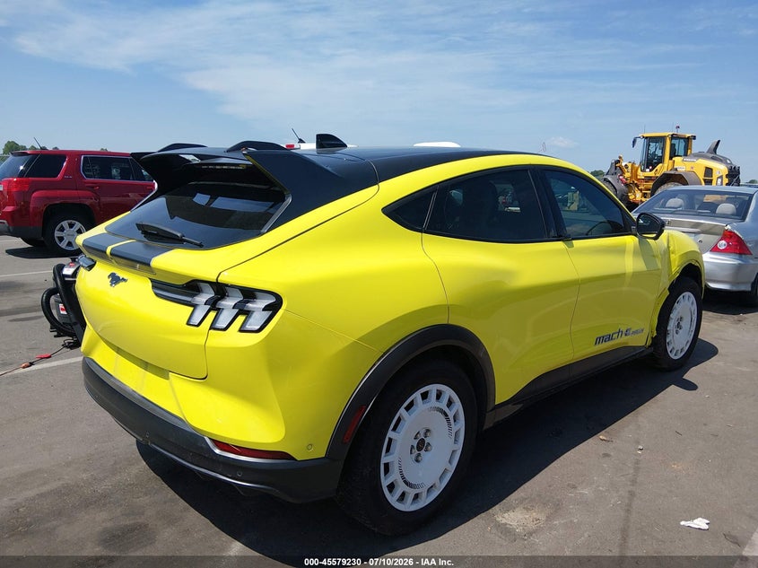 2024 Ford Mustang mach-e VIN 3FMTK4SX8RMA22276 IAAI salvage auction — SIDE, Salvage Title, sold $14,000 on 2026-08-21 (photo 4)