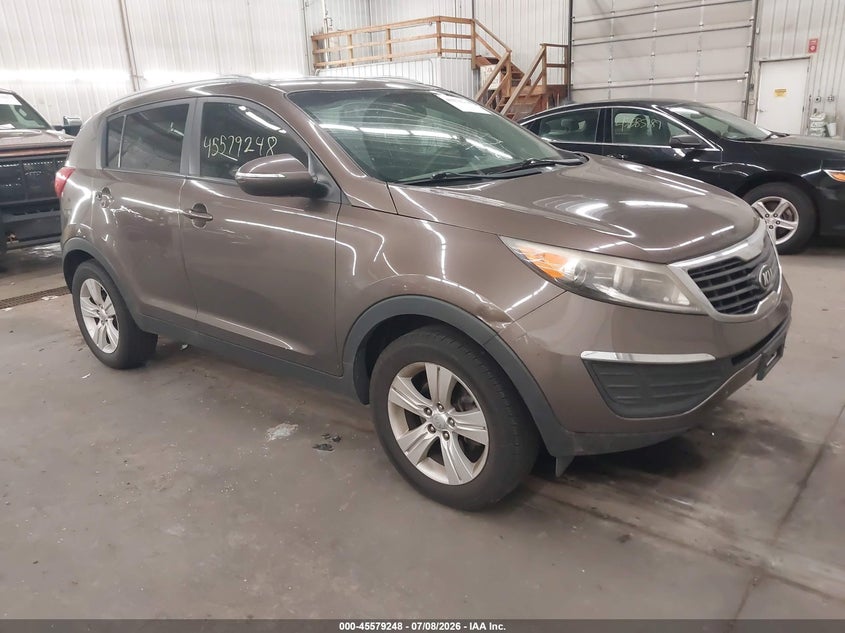 2013 Kia Sportage VIN KNDPB3A26D7398256 IAAI salvage auction — NORMAL WEAR, Clear (Minnesota), sold $1,750 on 2026-07-14 (photo 1)