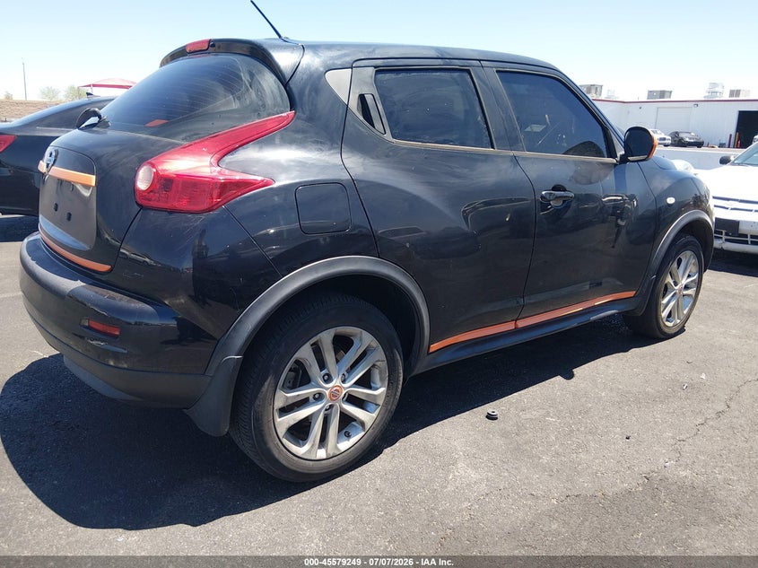 2014 Nissan Juke VIN JN8AF5MR7ET453924 IAAI salvage auction — NORMAL WEAR, Clear (Nevada), sold $900 on 2026-07-17 (photo 4)