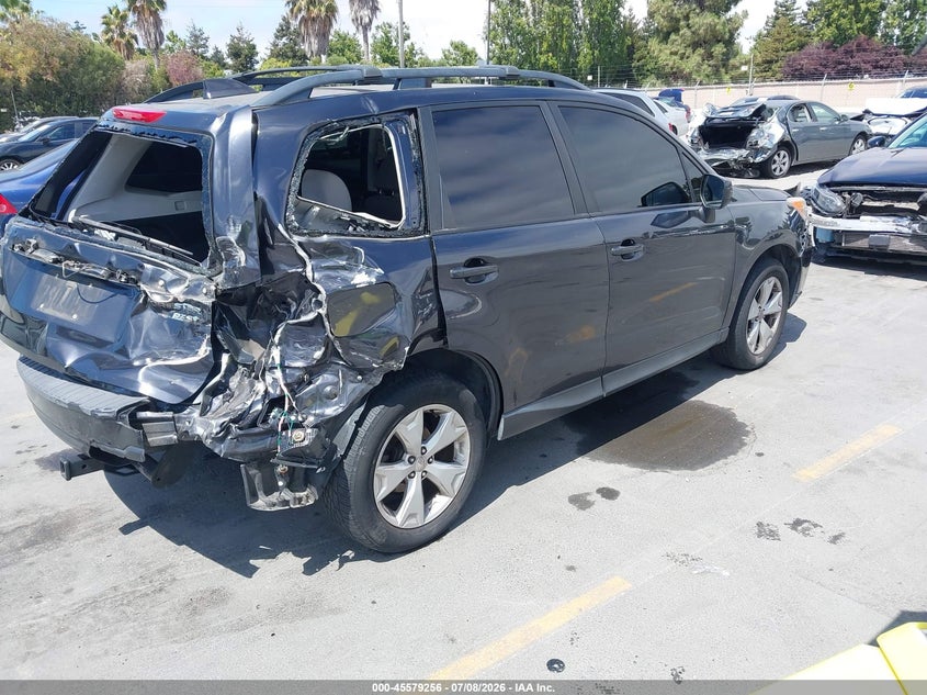 2016 Subaru Forester VIN JF2SJAFC8GH543803 IAAI salvage auction — REAR END, Salvage (California), sold $1,850 on 2026-07-20 (photo 4)