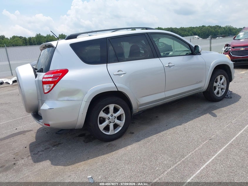 2012 Toyota Rav 4 VIN JTMYF4DVXCD032658 IAAI salvage auction — LEFT REAR, Salvage Title, sold $375 on 2026-07-30 (photo 4)