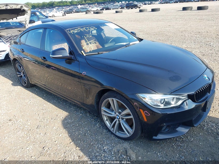 2017 BMW 4er VIN WBA4E5C33HG810714 IAAI salvage auction — FRONT & REAR, Mv-907A (New York), sold $3,350 on 2026-07-21 (photo 1)